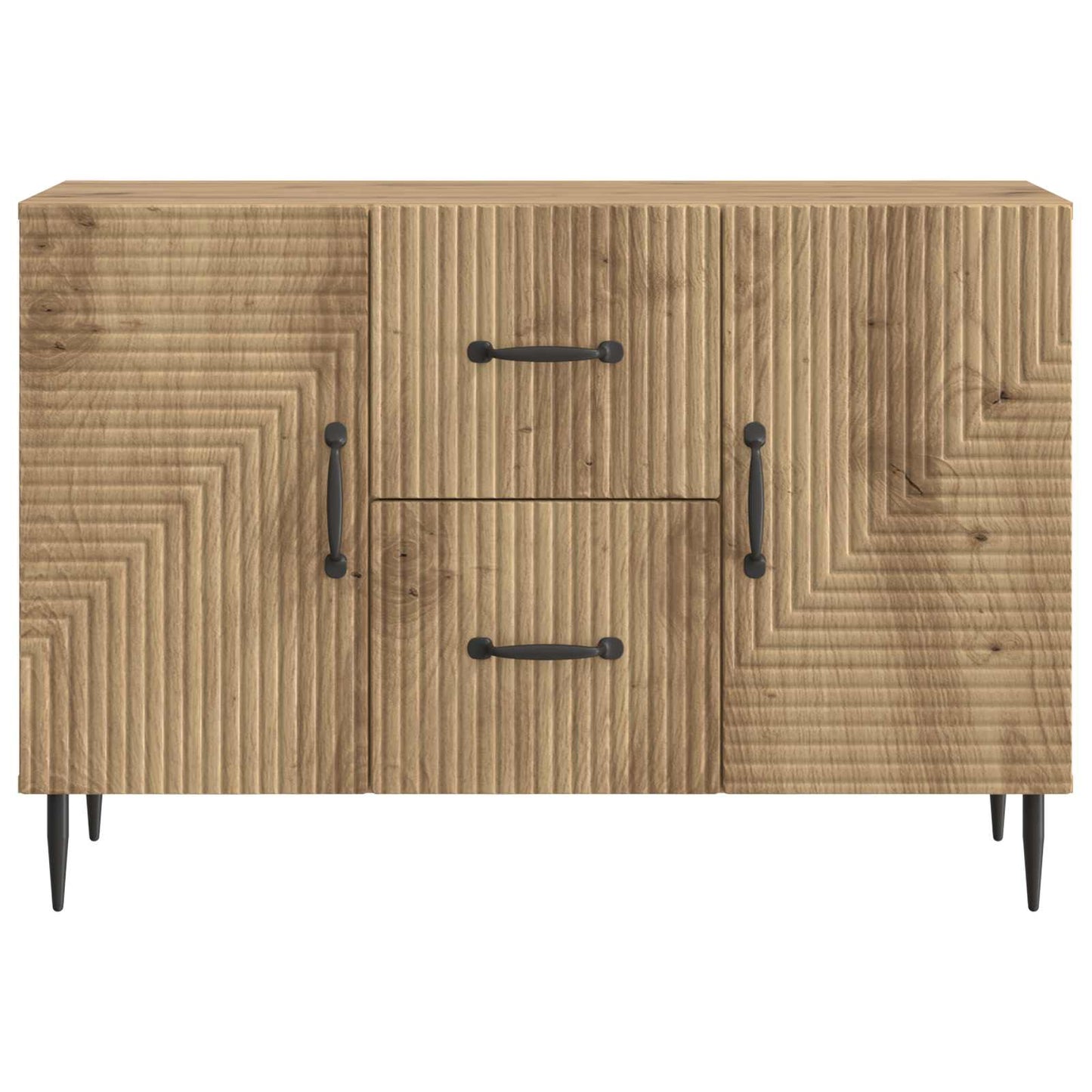 Dressoir Artisanaal eiken 89 x 34,5 x 60 cm Bewerkt hout