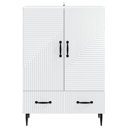 Dressoir met lade Wit 66 x 34,5 x 95 cm Bewerkt hout