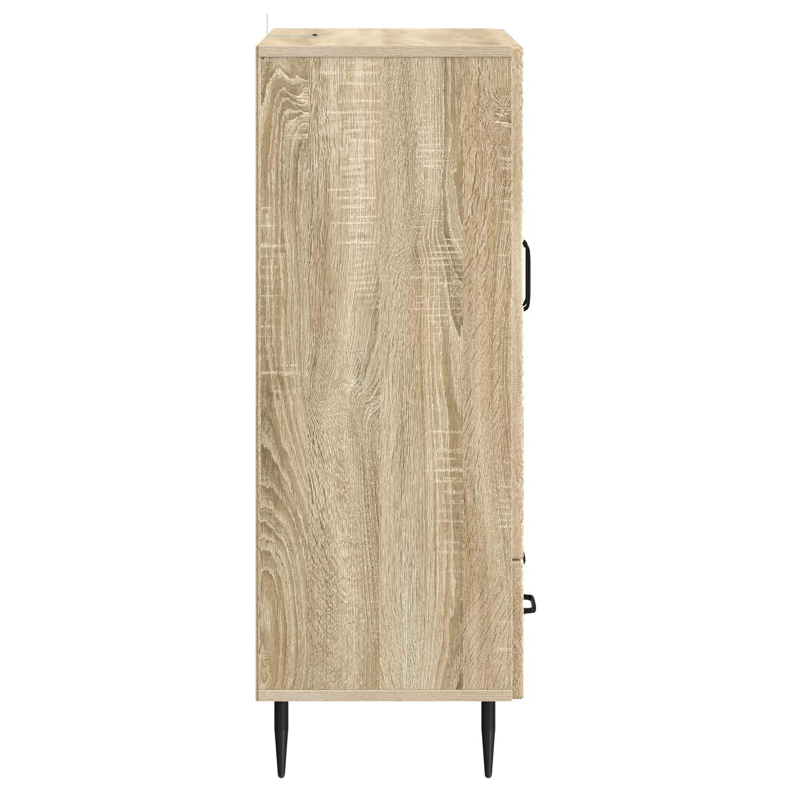 Dressoir met lade Sonoma Eiken 66 x 34,5 x 95 cm Bewerkt hout