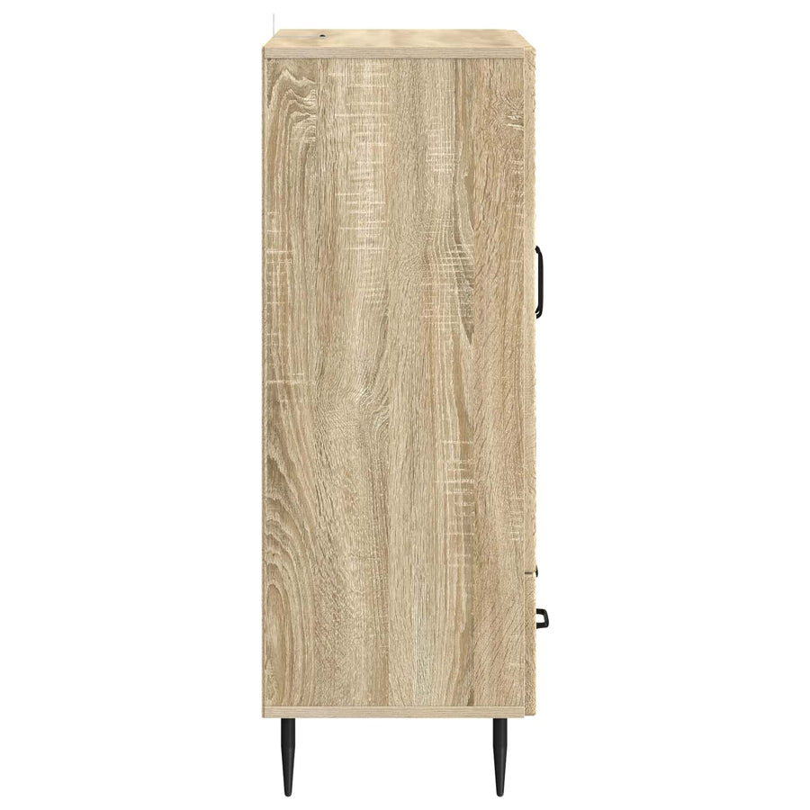 Dressoir met lade Sonoma Eiken 66 x 34,5 x 95 cm Bewerkt hout