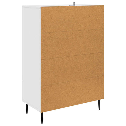 Dressoir met lade Hoogglans Wit 66 x 34,5 x 95 cm Bewerkt hout