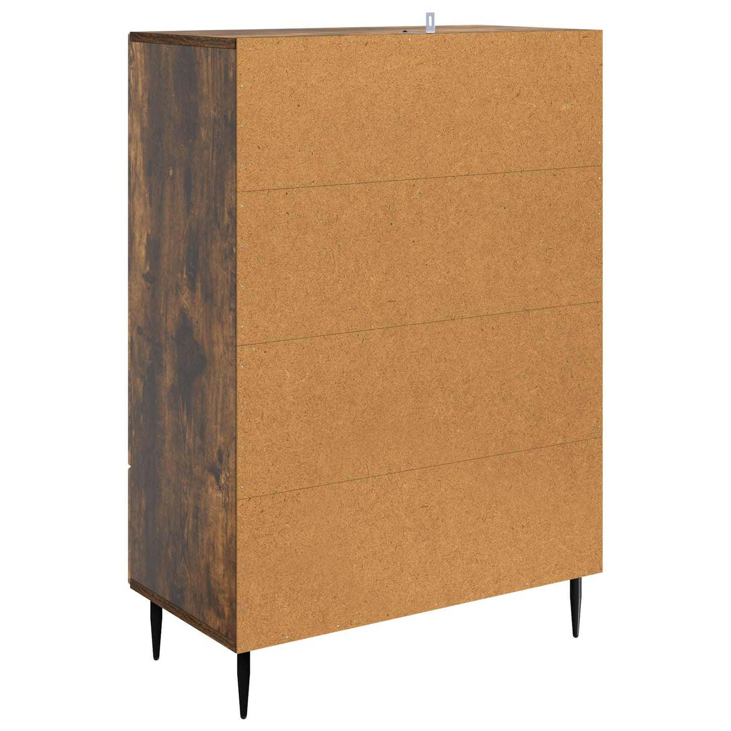 Dressoir met lade Gerookt eiken 66 x 34,5 x 95 cm Bewerkt hout