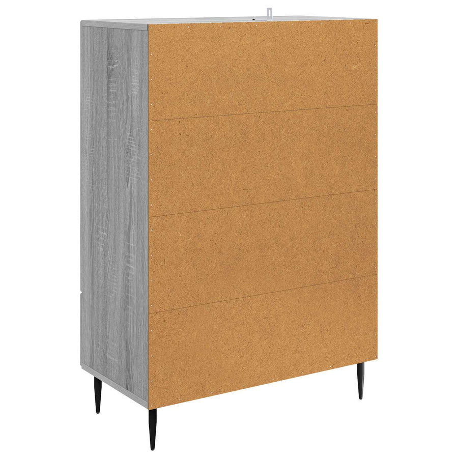 Dressoir met lade Grijs sonoma 66 x 34,5 x 95 cm Bewerkt hout