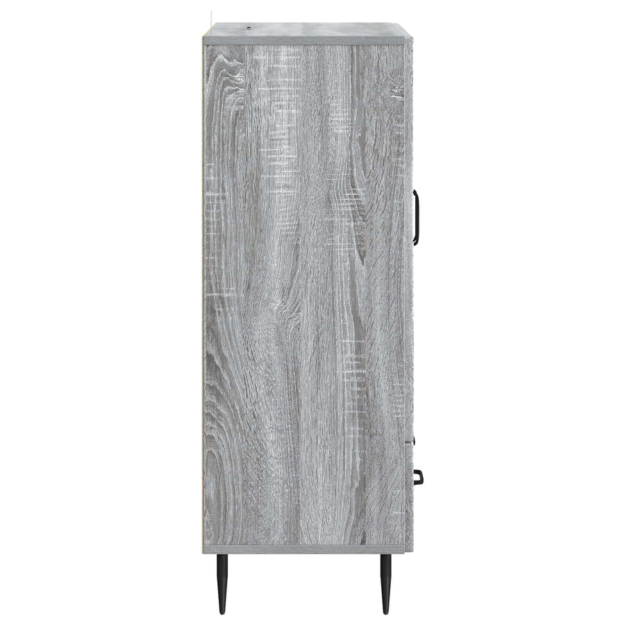 Dressoir met lade Grijs sonoma 66 x 34,5 x 95 cm Bewerkt hout