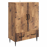 Dressoir 66x34,5x95 cm oud hout bewerkt hout