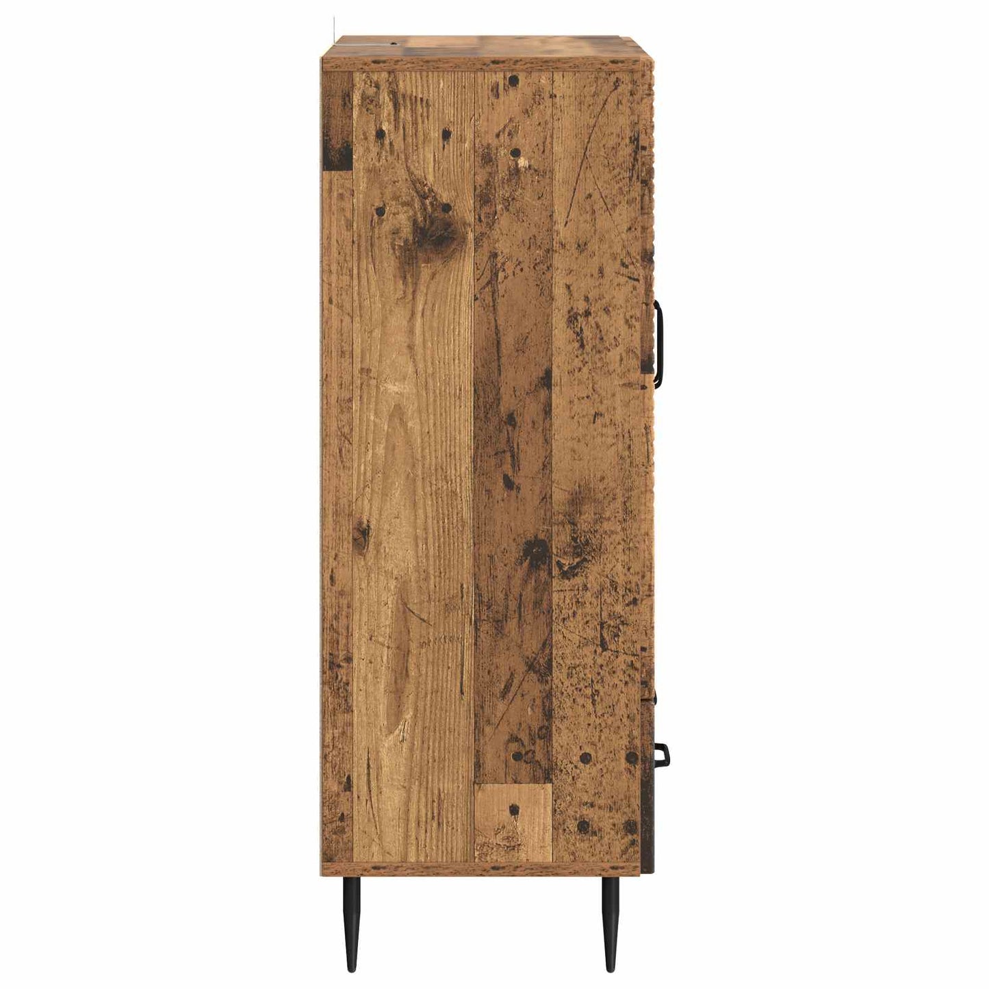 Dressoir met lade Oud hout 66 x 34,5 x 95 cm Bewerkt hout