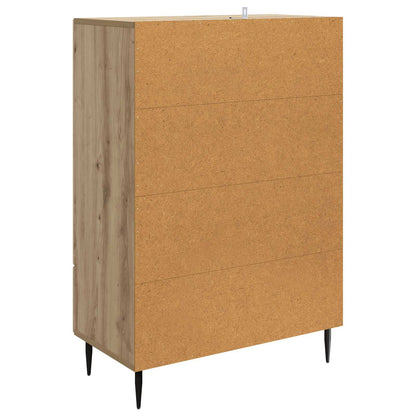 Dressoir Artisanaal eiken 66 x 34,5 x 95 cm Bewerkt hout