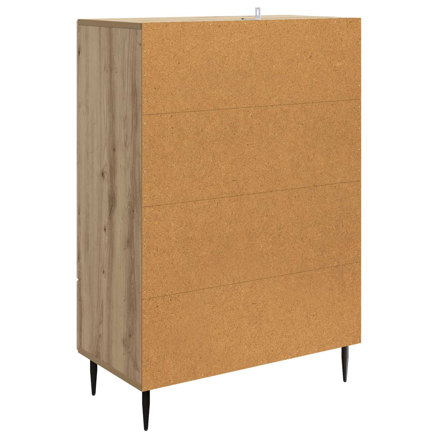 Dressoir Artisanaal eiken 66 x 34,5 x 95 cm Bewerkt hout