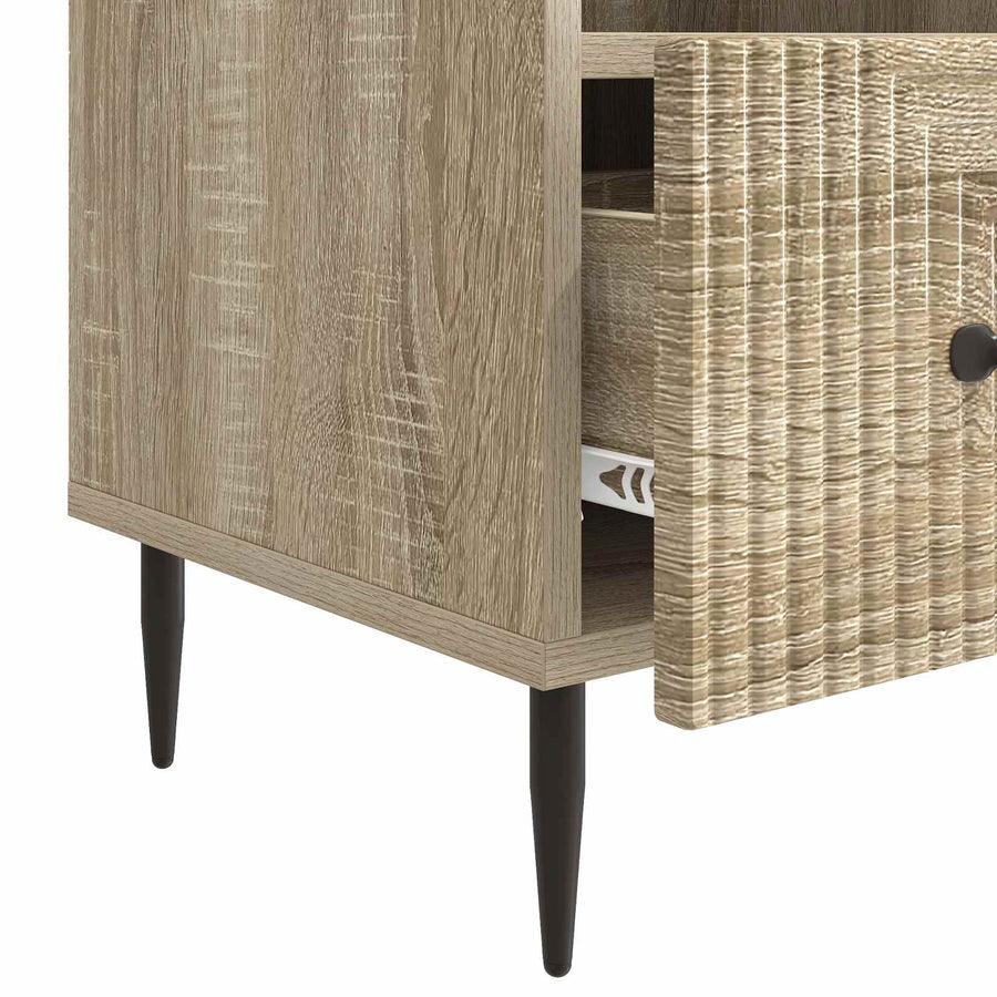 TV-kast met lade Sonoma Eiken 102 x 34,5 x 50 cm Bewerkt hout