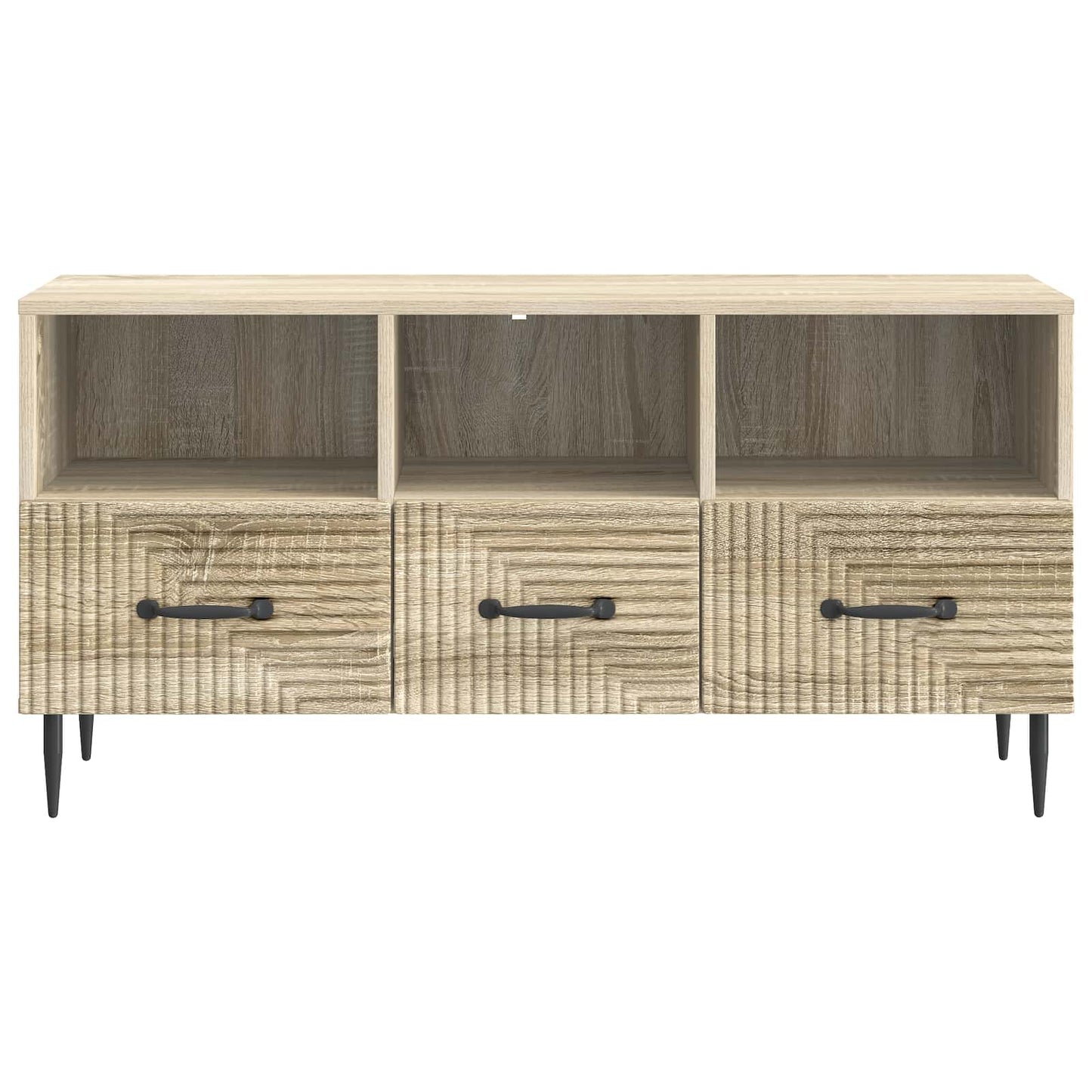 TV-kast met lade Sonoma Eiken 102 x 34,5 x 50 cm Bewerkt hout