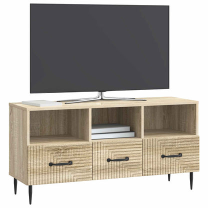 TV-kast met lade Sonoma Eiken 102 x 34,5 x 50 cm Bewerkt hout