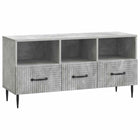 TV-kast 102x34,5x50 cm betongrijs bewerkt hout