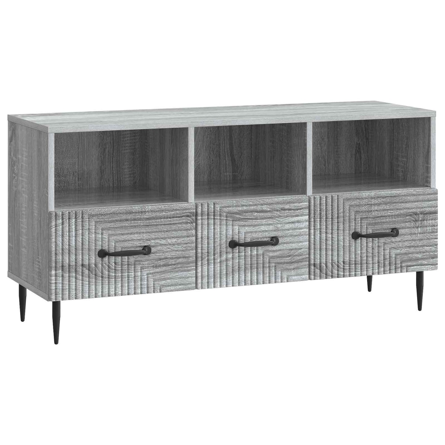 TV-kast met lade Grijs sonoma 102 x 34,5 x 50 cm Bewerkt hout