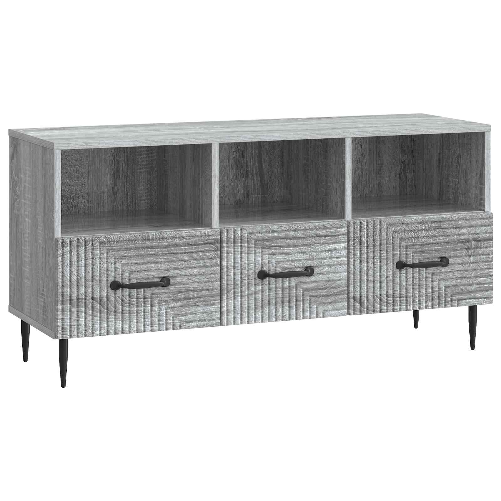 TV-kast met lade Grijs sonoma 102 x 34,5 x 50 cm Bewerkt hout