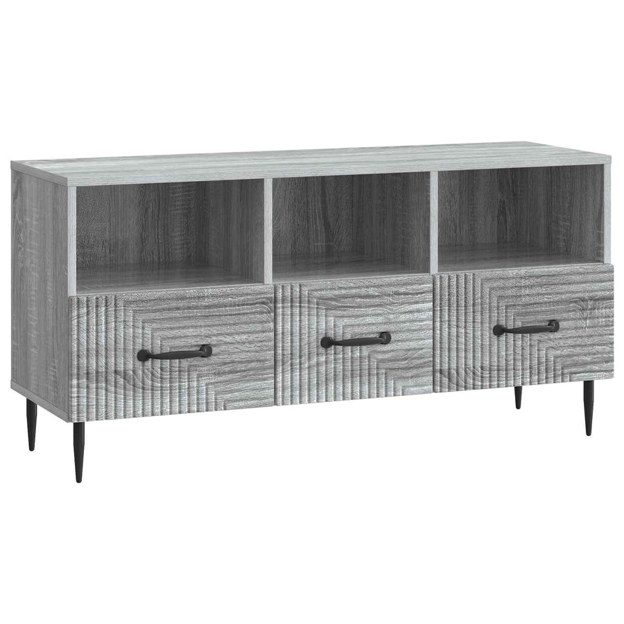 TV-kast met lade Grijs sonoma 102 x 34,5 x 50 cm Bewerkt hout