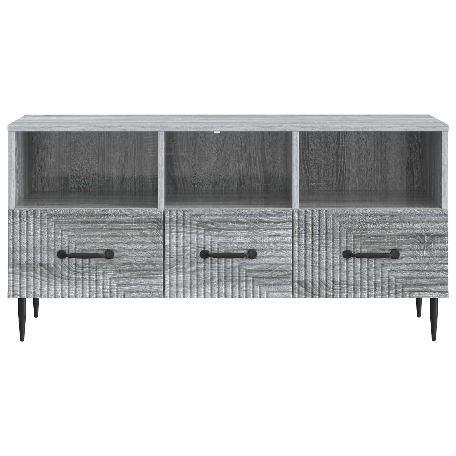 TV-kast met lade Grijs sonoma 102 x 34,5 x 50 cm Bewerkt hout