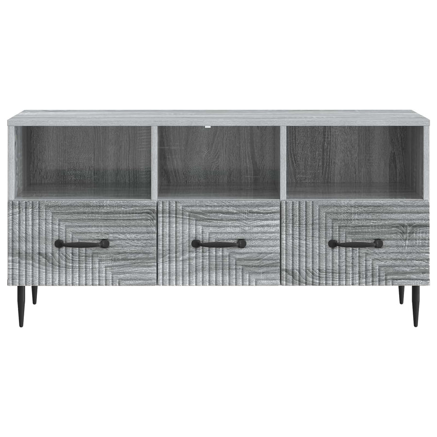 TV-kast met lade Grijs sonoma 102 x 34,5 x 50 cm Bewerkt hout