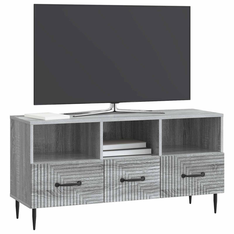TV-kast met lade Grijs sonoma 102 x 34,5 x 50 cm Bewerkt hout
