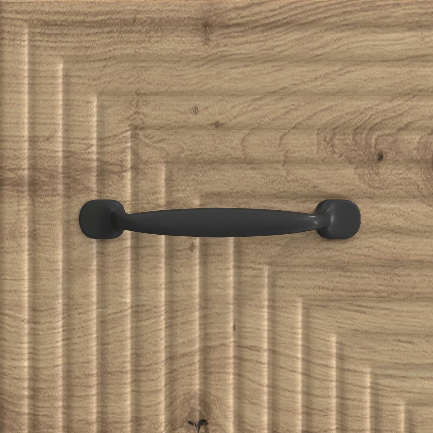 TV-kast Artisanaal eiken 102 x 34,5 x 50 cm Bewerkt hout