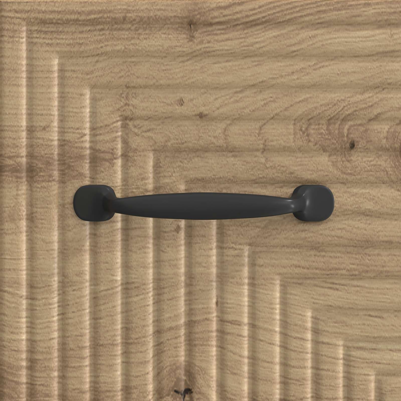 TV-kast Artisanaal eiken 102 x 34,5 x 50 cm Bewerkt hout