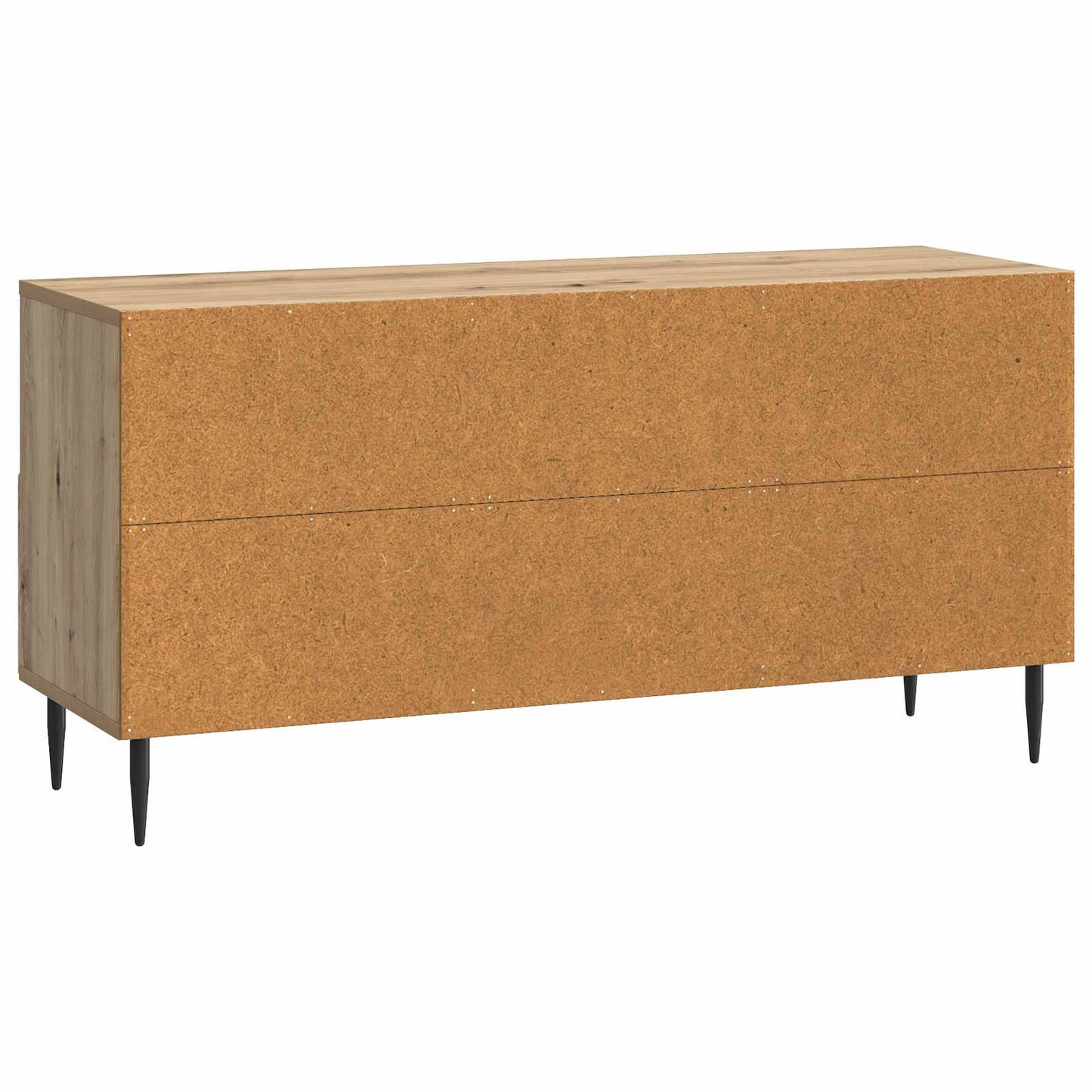 TV-kast Artisanaal eiken 102 x 34,5 x 50 cm Bewerkt hout