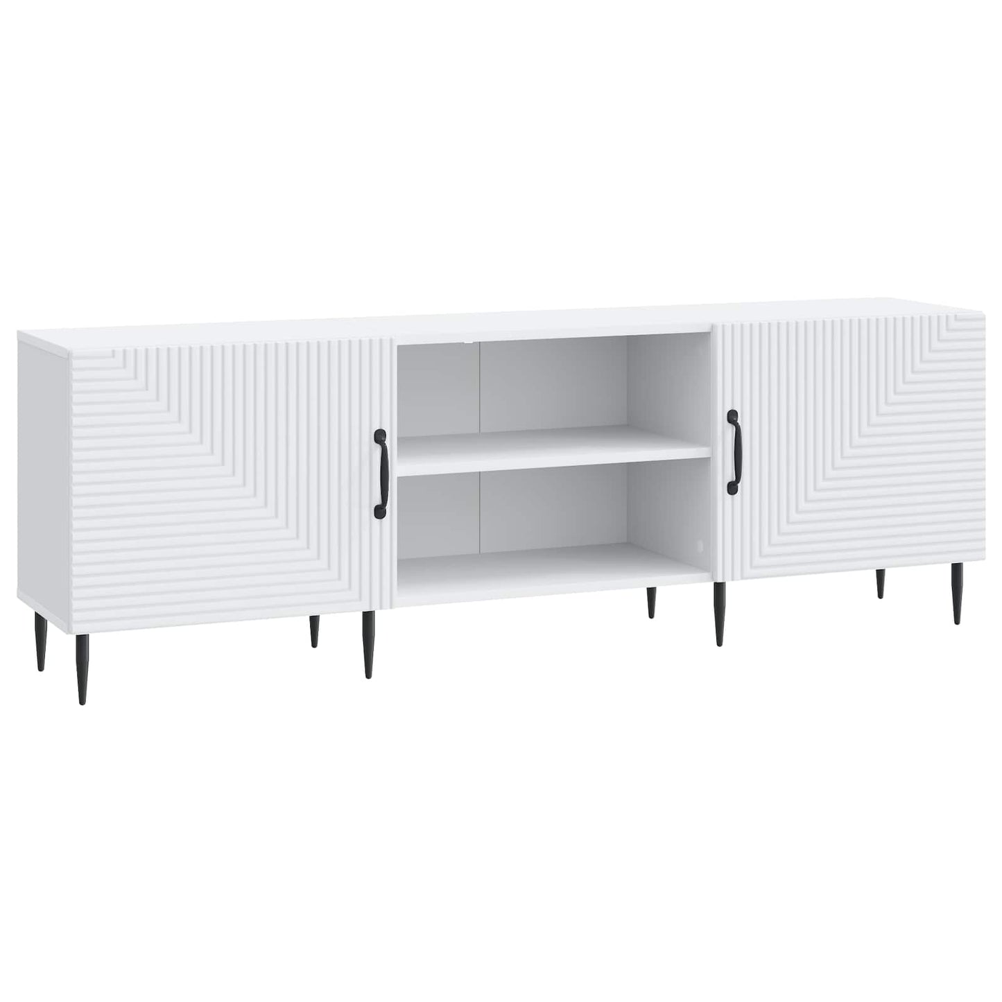 TV-kast Wit 150 x 31 x 50 cm Bewerkt hout
