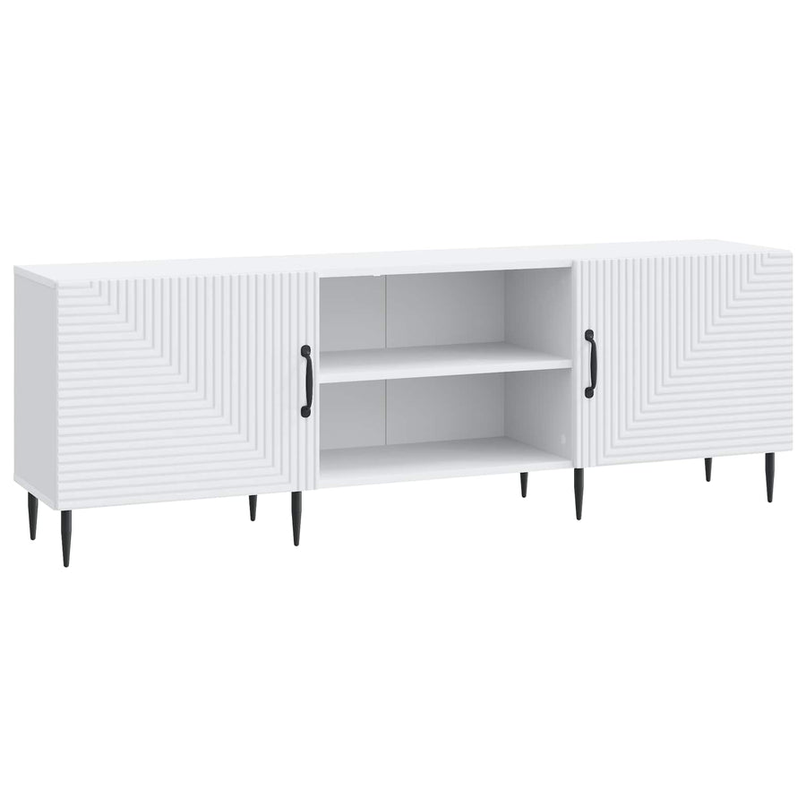 TV-kast Wit 150 x 31 x 50 cm Bewerkt hout