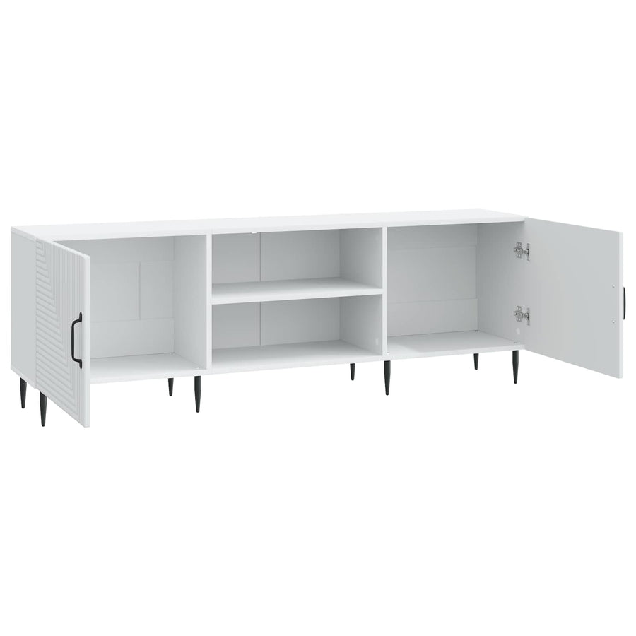 TV-kast Wit 150 x 31 x 50 cm Bewerkt hout