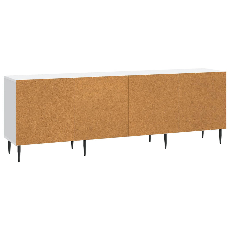 TV-kast Wit 150 x 31 x 50 cm Bewerkt hout