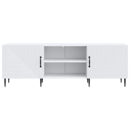 TV-kast Wit 150 x 31 x 50 cm Bewerkt hout
