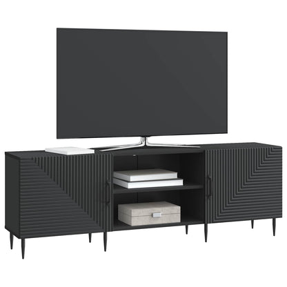 TV-kast Zwart 150 x 31 x 50 cm Bewerkt hout