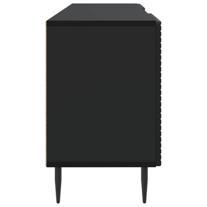 TV-kast Zwart 150 x 31 x 50 cm Bewerkt hout