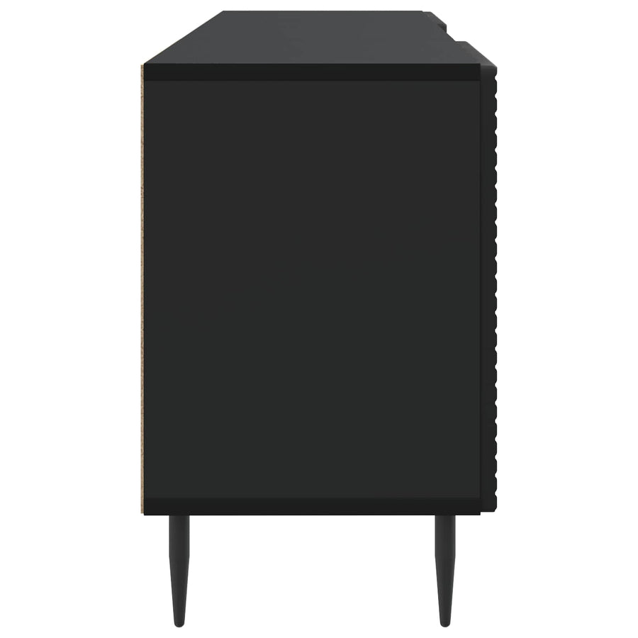 TV-kast Zwart 150 x 31 x 50 cm Bewerkt hout