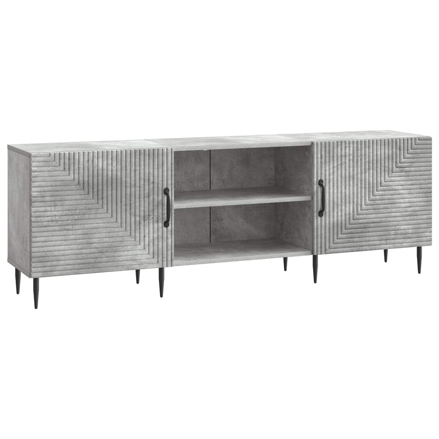 TV-kast Betongrijs 150 x 31 x 50 cm Bewerkt hout