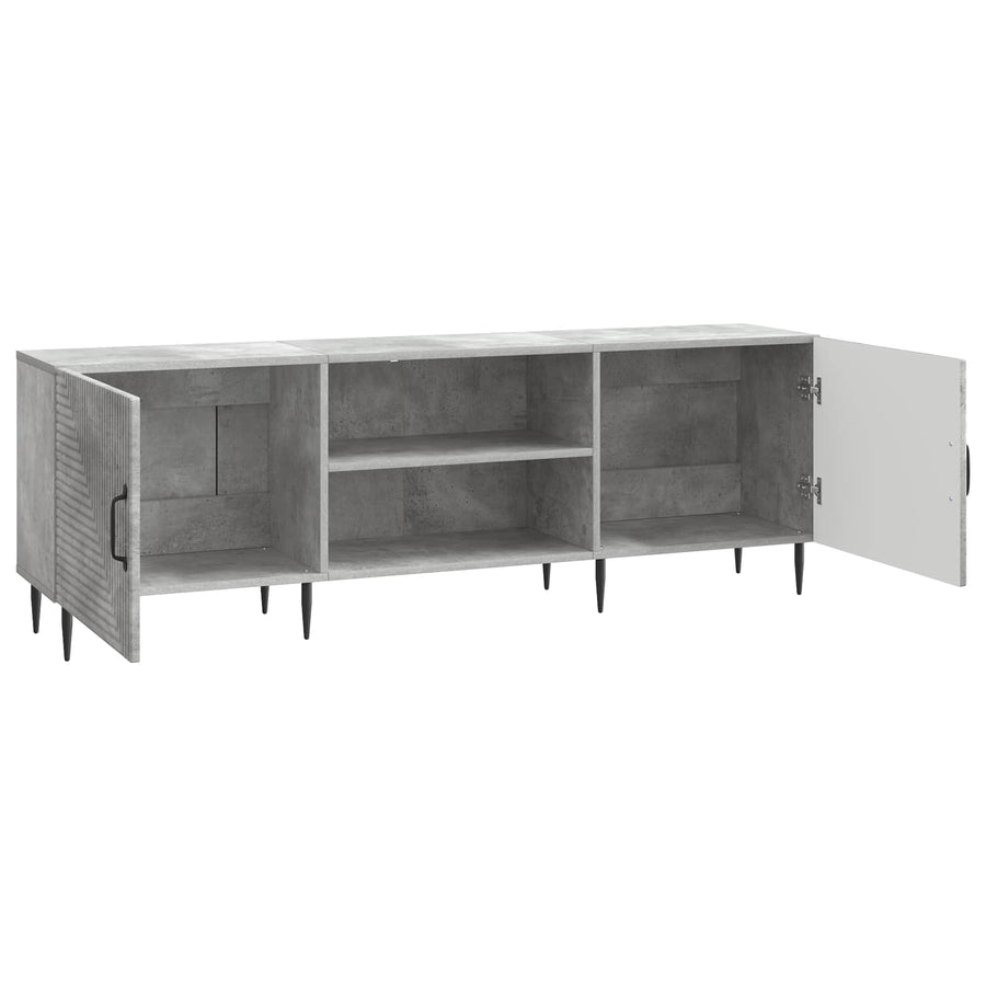 TV-kast Betongrijs 150 x 31 x 50 cm Bewerkt hout