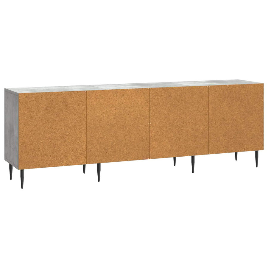 TV-kast Betongrijs 150 x 31 x 50 cm Bewerkt hout