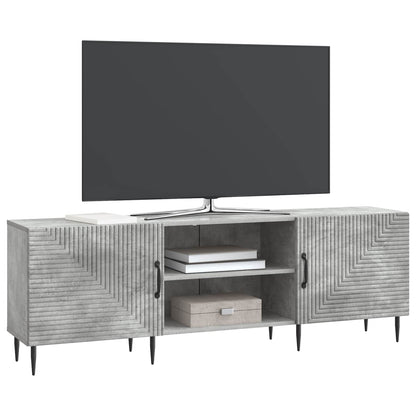 TV-kast Betongrijs 150 x 31 x 50 cm Bewerkt hout