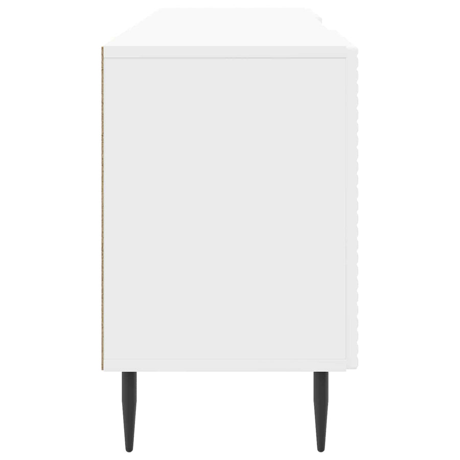 TV-kast Hoogglans Wit 150 x 31 x 50 cm Bewerkt hout