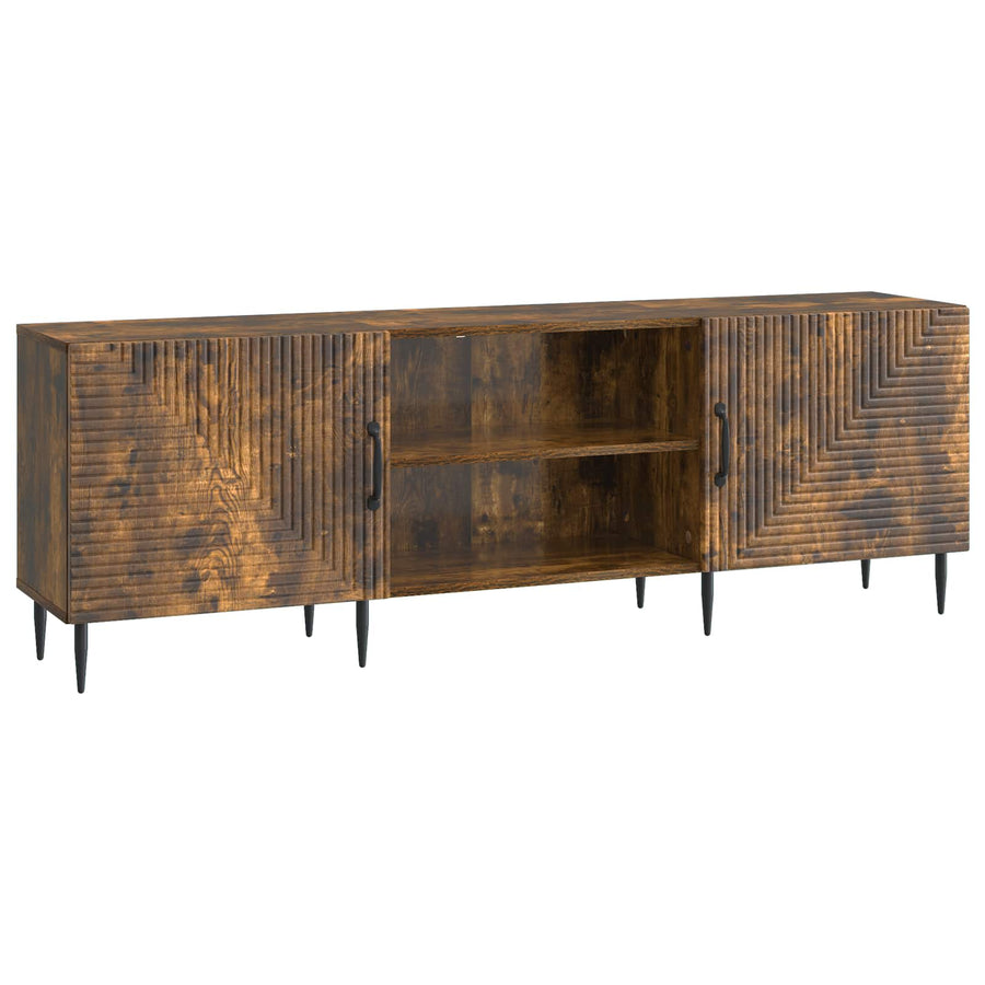 TV-kast Gerookt eiken 150 x 31 x 50 cm Bewerkt hout