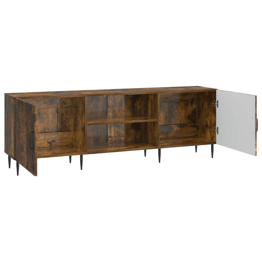 TV-kast Gerookt eiken 150 x 31 x 50 cm Bewerkt hout