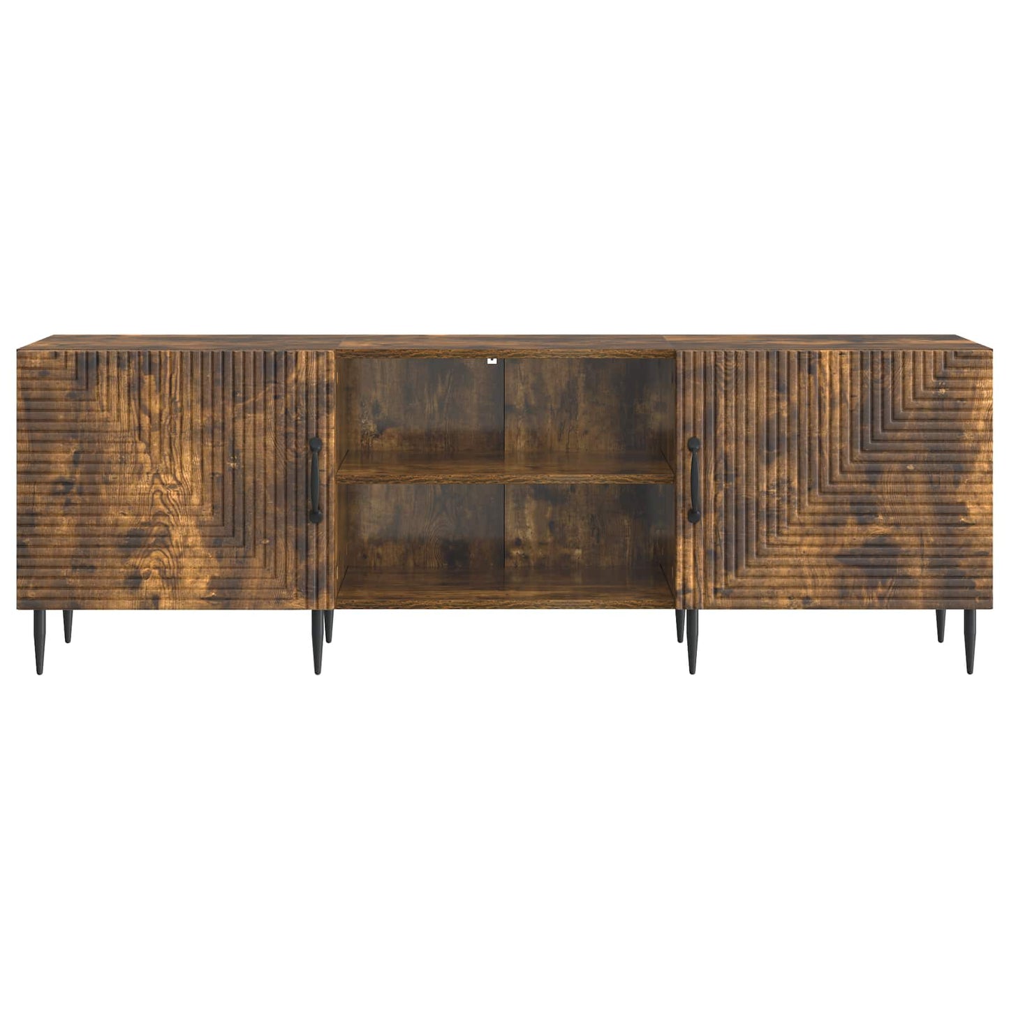 TV-kast Gerookt eiken 150 x 31 x 50 cm Bewerkt hout