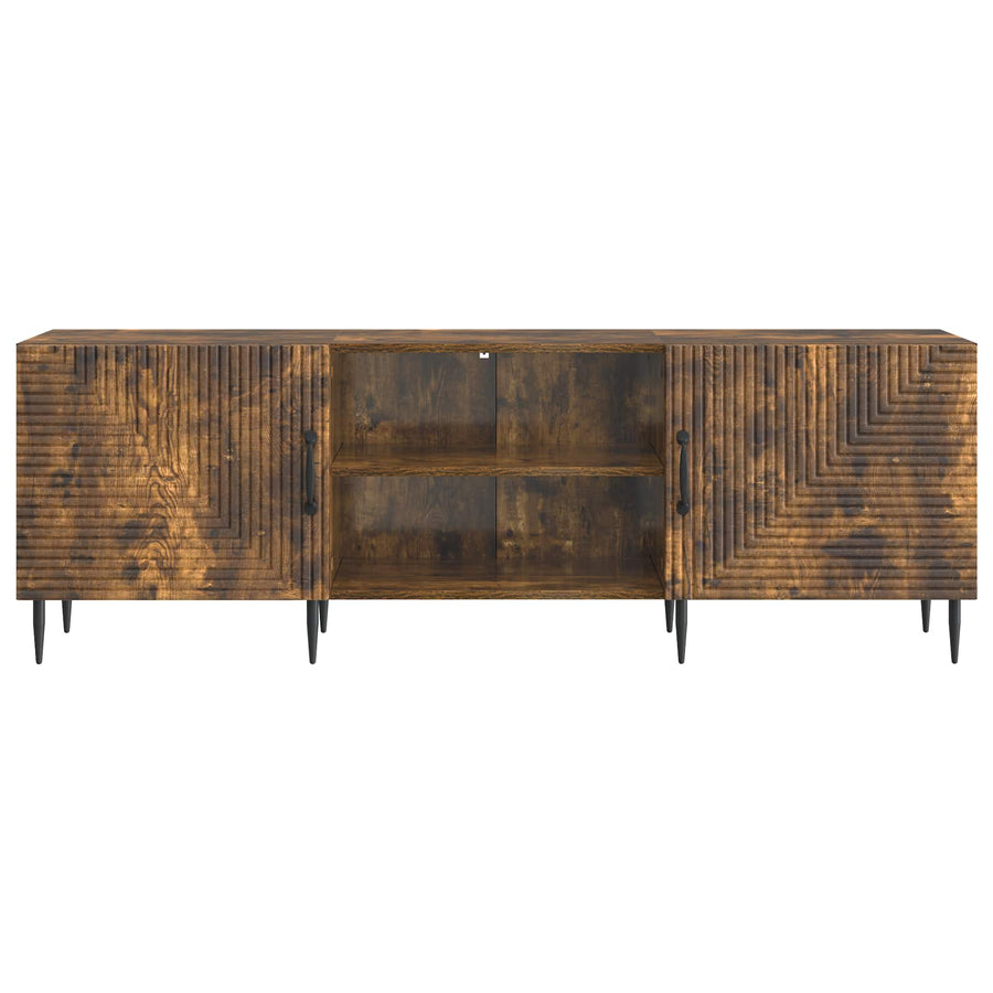 TV-kast Gerookt eiken 150 x 31 x 50 cm Bewerkt hout