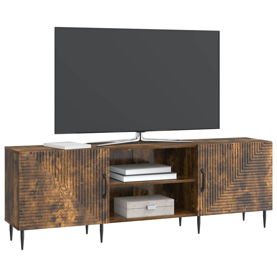 TV-kast Gerookt eiken 150 x 31 x 50 cm Bewerkt hout