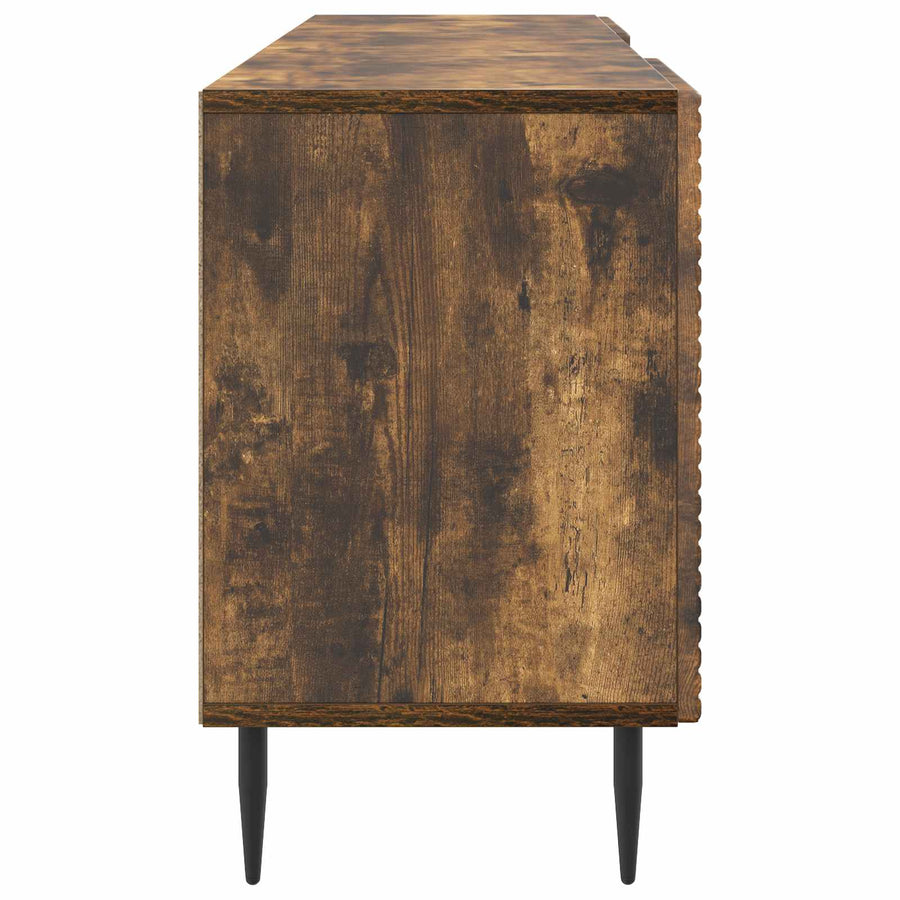 TV-kast Gerookt eiken 150 x 31 x 50 cm Bewerkt hout