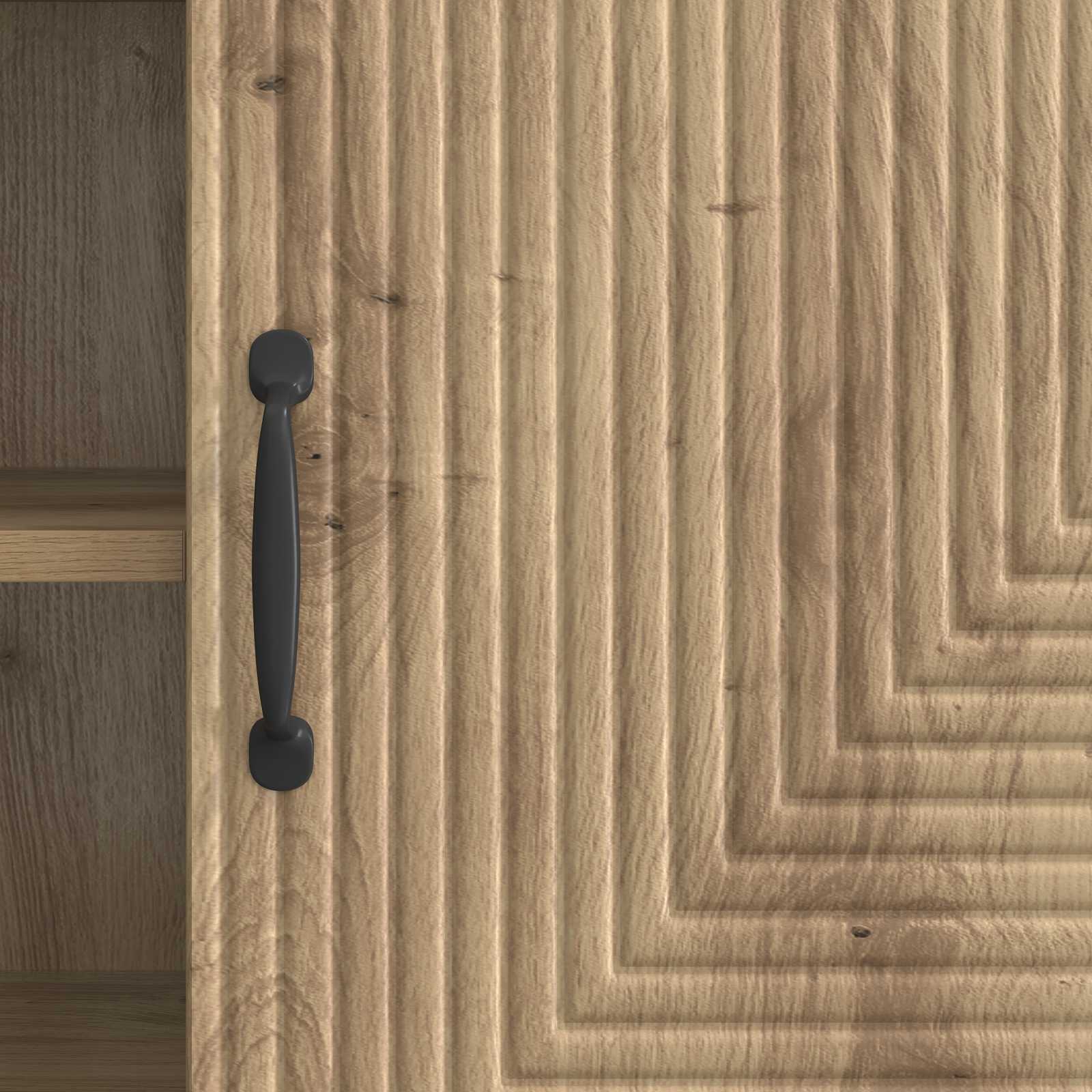 TV-kast Artisanaal eiken 150 x 31 x 50 cm Bewerkt hout