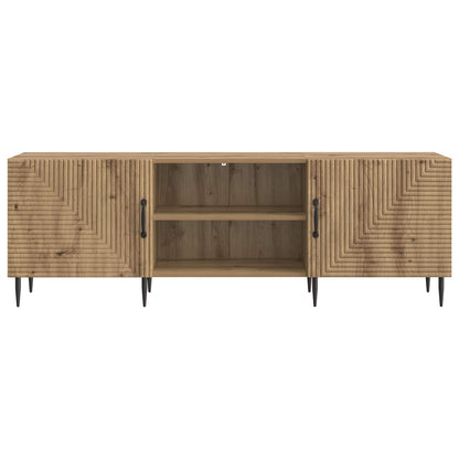 TV-kast Artisanaal eiken 150 x 31 x 50 cm Bewerkt hout