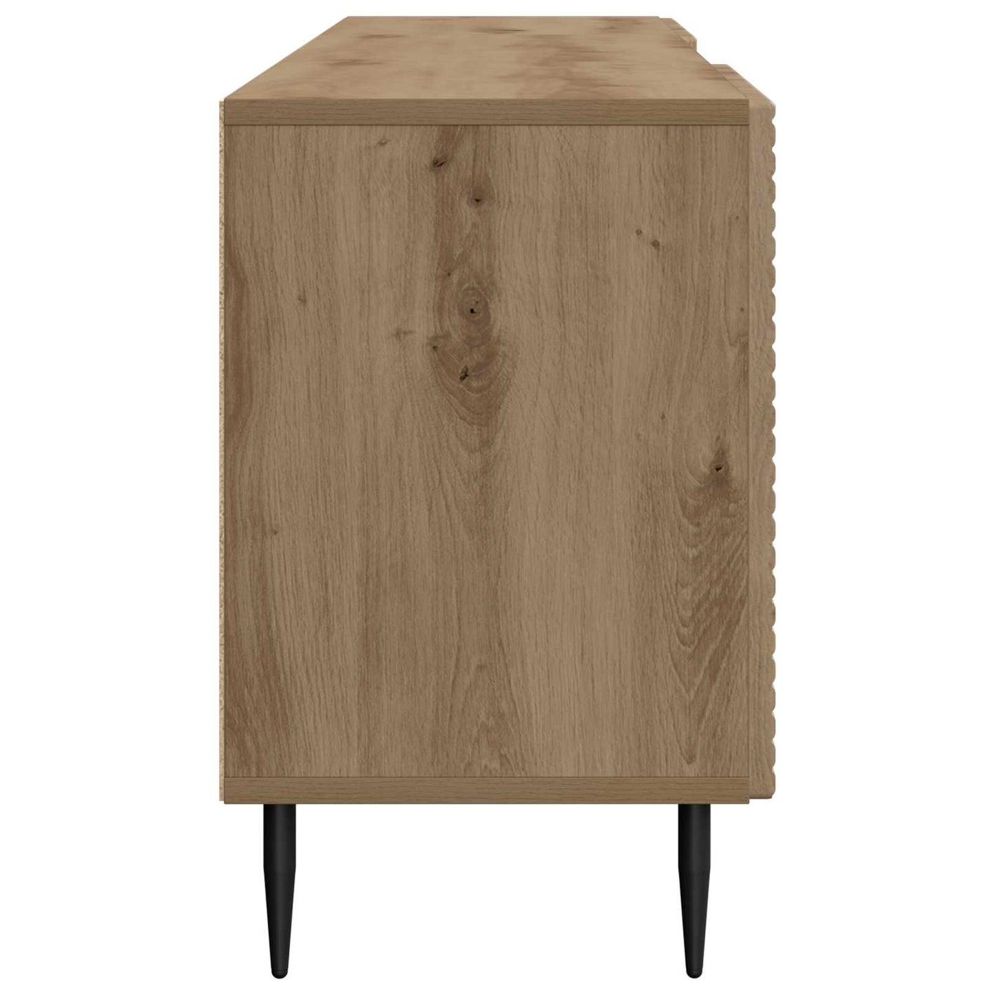TV-kast Artisanaal eiken 150 x 31 x 50 cm Bewerkt hout