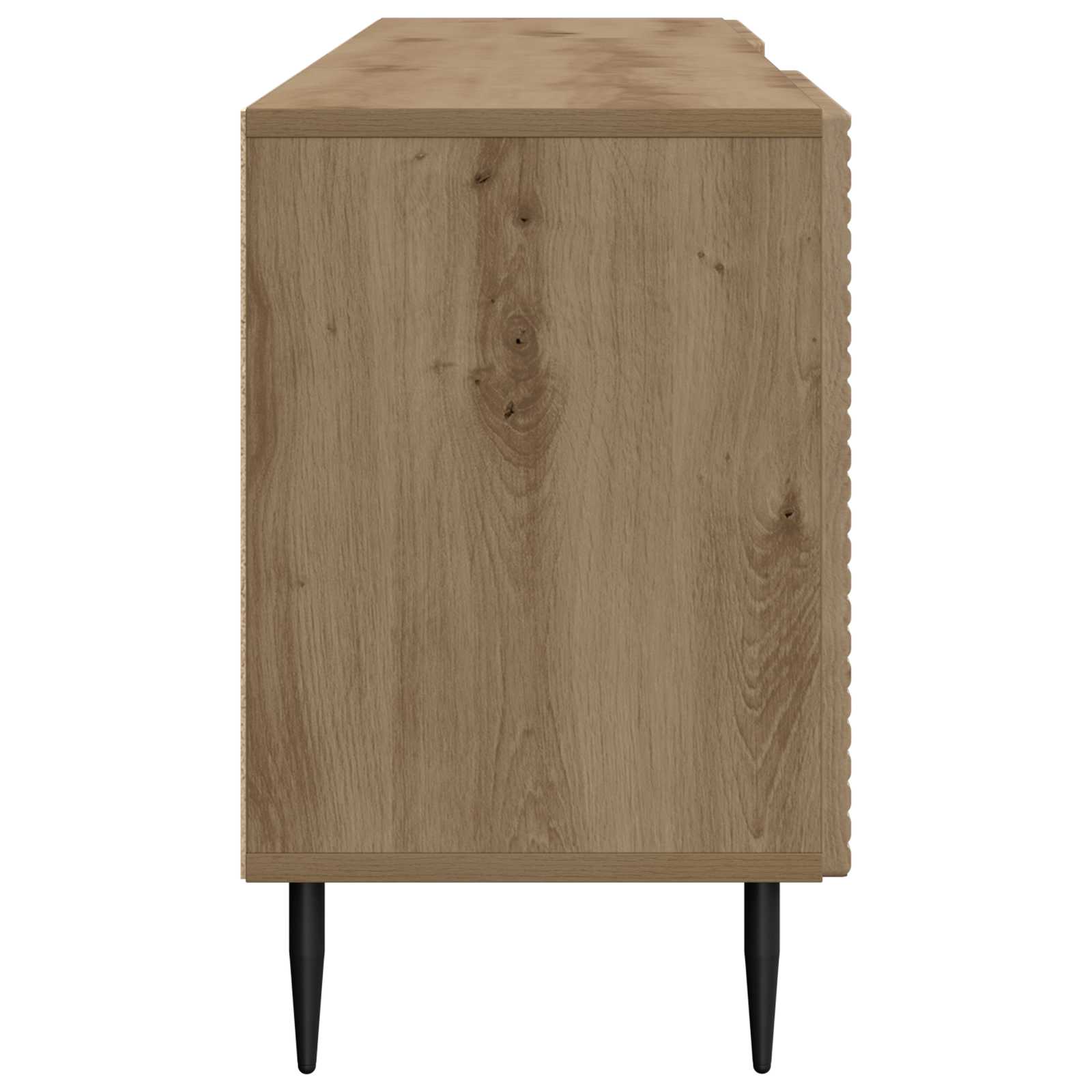 TV-kast Artisanaal eiken 150 x 31 x 50 cm Bewerkt hout