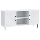 TV-kast 102x34,5x50 cm bewerkt hout wit