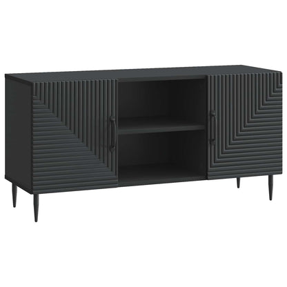 TV-kast Zwart 102 x 34,5 x 50 cm Bewerkt hout